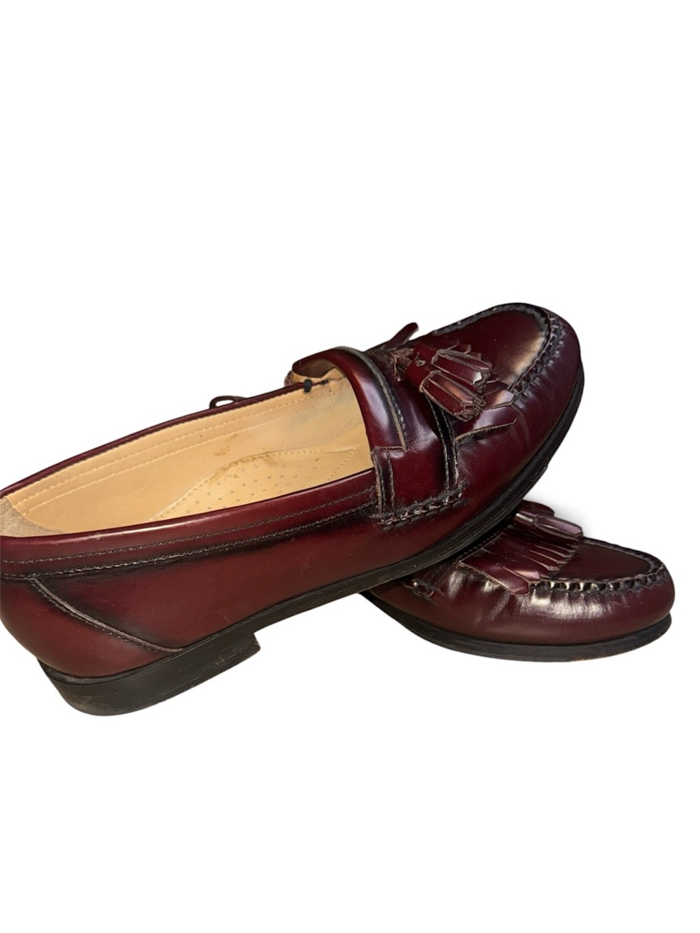 G.H. Bass & Co. Women's Tassel Loafers in Burgundy